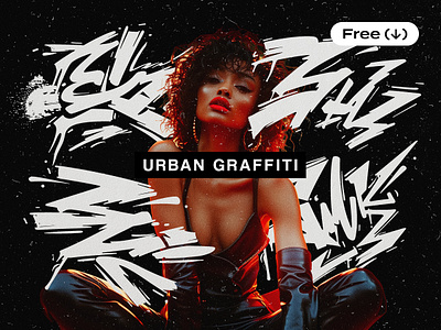 Urban Graffiti Style Photo Effect 90s bold distressed download effect graffiti grunge photo photoshop pixelbuddha psd retro scribbles spray stamp street art tag template urban