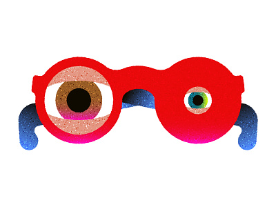 diversity of views editorial illustration eyes glasses views