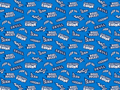 Cayce Golf My Game Pattern cayce golf handlettering handtype hashtaglettering head cover lettering vectormachine