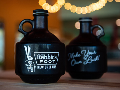 The Rabbit's Foot bodega brand identity branding cafe growcase logo logo design logotype louisiana market new orleans the rabbits foot