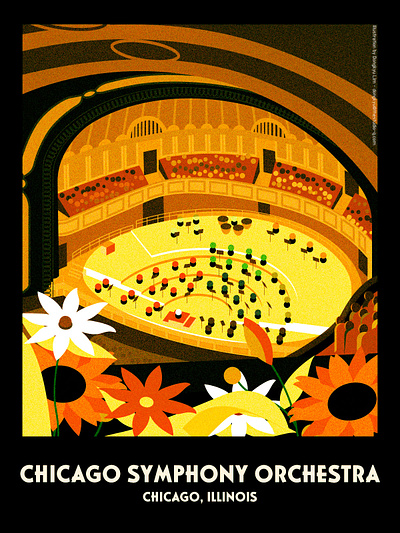 Chicago Symphony Orchestra architecture chicago illustration symphony travel