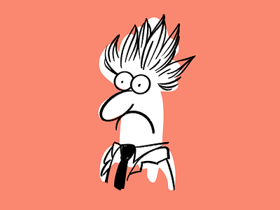 Beaker 🧪 beaker design doodle funny illo illustration lol muppet sketch