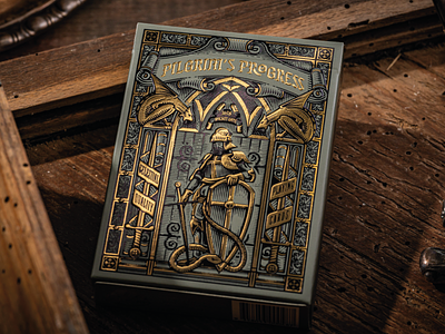 Pilgrim's Progress Playing Cards bible design feed engraving etching illustration line art medieval packaging packaging design peter voth design pilgrims progress playing cards vector