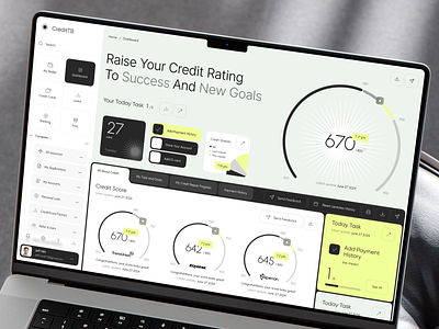 CreditTB - Credit SaaS Dashboard admin ai app app design b2b business credit crm dashboard design finance fintech product design saas software ui ux web web app web design