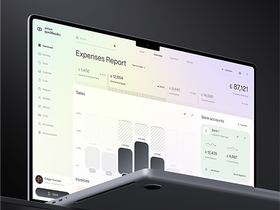 QuickBooks CRM - Finance Management Dashboard admin app app design b2b business corporate crm dashboard design finance fintech management product design saas sales software ui ux web web app