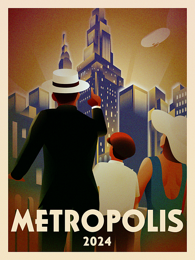 Metropolis 2024 architecture art deco illustration metropolis newyork skyscrapers vintage