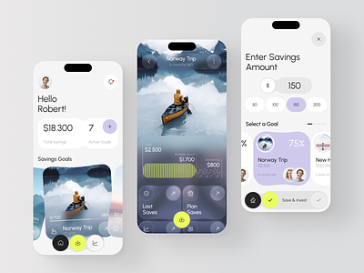 SavingPro Mobile App - Savings SaaS Dashboard admin app app design b2b business crm dashboard design finance management mobile mobile app optimization product design saas savings smart app software ui ux